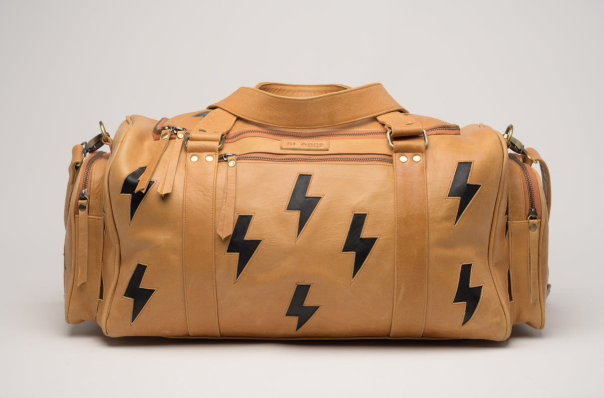 Oakley Overnighter in Tan with Lightning Bolts
