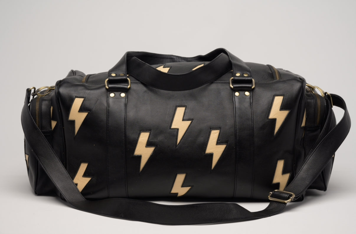 Oakley Overnighter in Black with Lightning Bolts