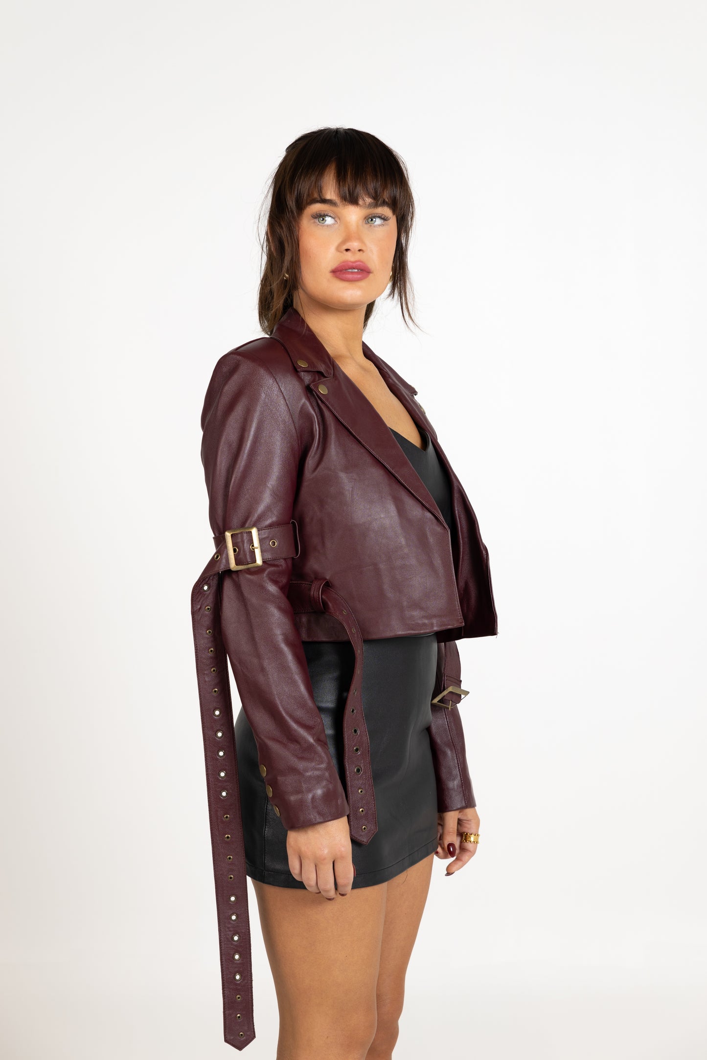 Aaron Jacket in Burgundy