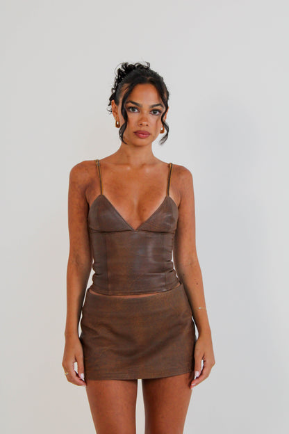 The Éloise Cami (Brown)